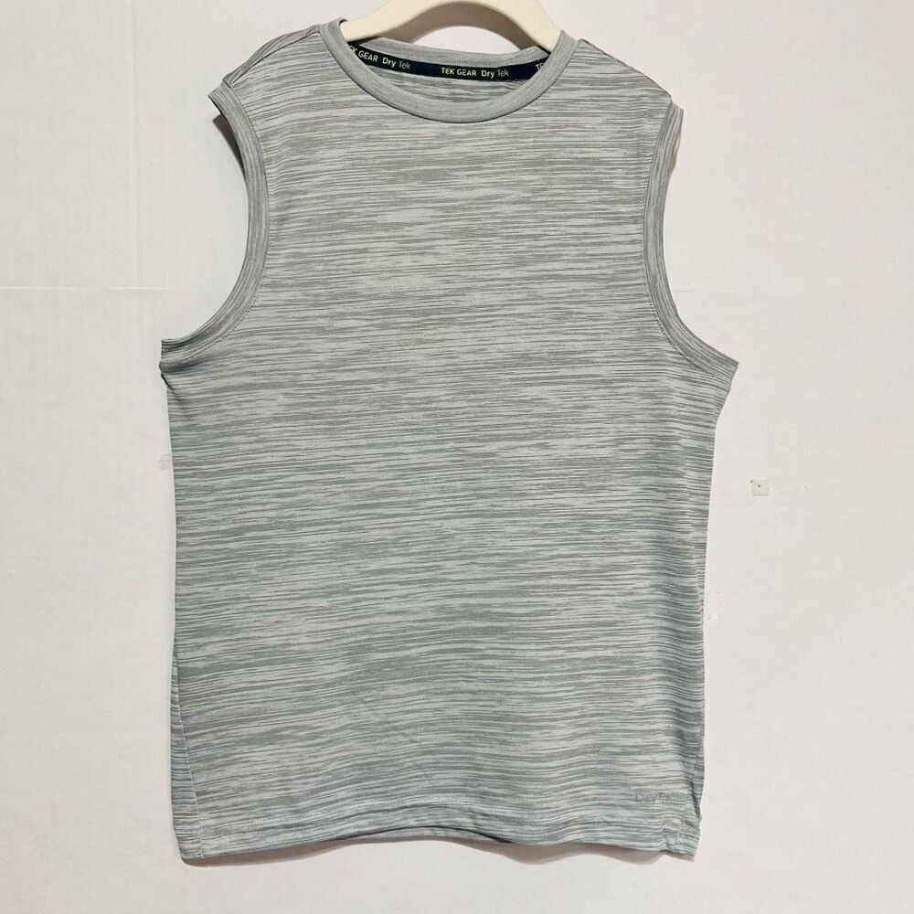 Tek Gear Heathered Gray Muscle Tee  Boys Size M (10-12)
